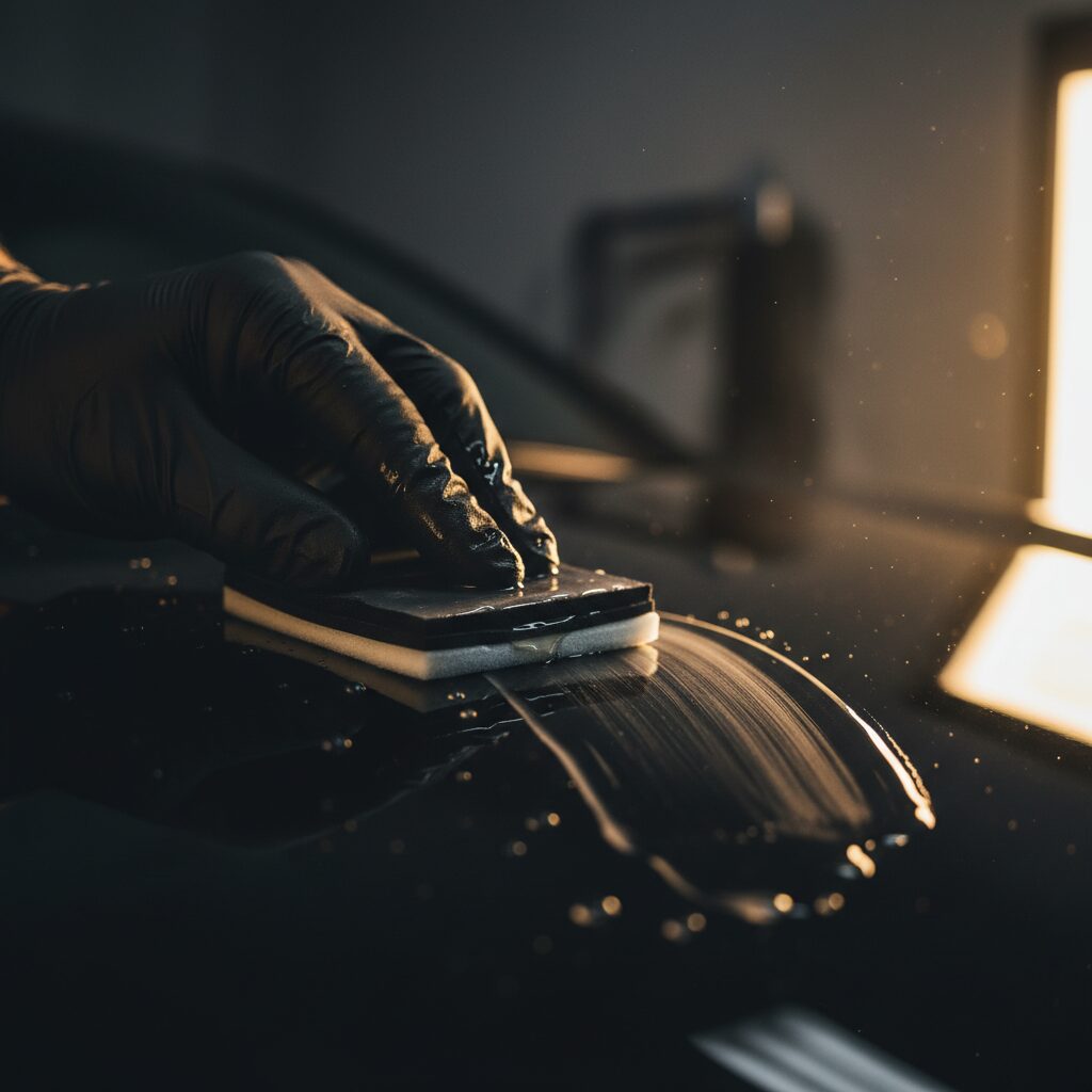 Aplicación de tratamiento cerámico